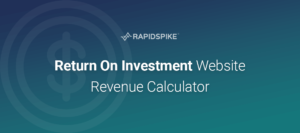 Return On Investment Website Revenue Calculator