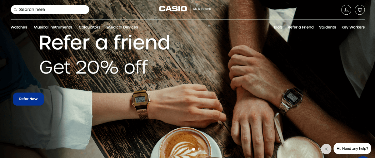 Casio Web skimming on UK website